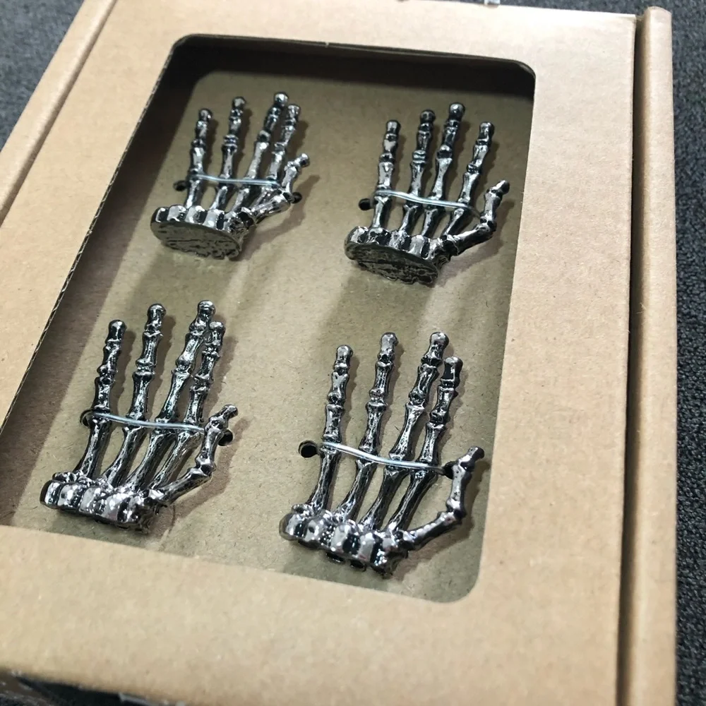 Pottery Barn Skeleton Place Card Holders - Set of 4